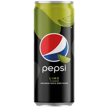 Pepsi LIME colaízű energiamentes szénsavas üdítőital édesítőszerekkel 330 ml