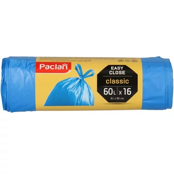 Paclan handy kötőfüles szemeteszsák-60l-16db