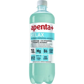 Apenta üdítő 0,75l Feketeribizli-Vörösáfonya-hibiszkus izű