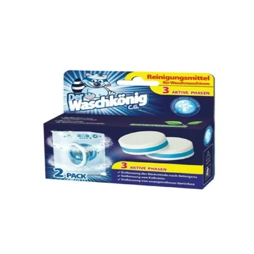 Der waschkönig mosógép tisztító tabletta, 2 db