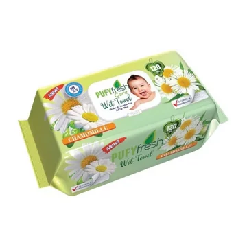 Pufy fresh nedves törlőkrndő kamilla-120db