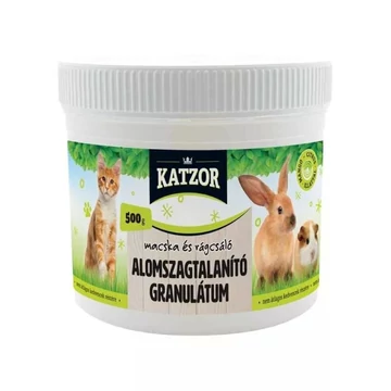 KATZOR Macskaalomszagtalanító granulátum 500g Mangó és Citrus illattal