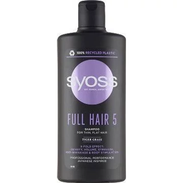 Syoss Full Hair 5 Density & Volume Sampon vékony hajra, 440 ml