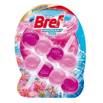  Bref Brilliant Gel Spring Rain WC frissítő 2 x 42 g