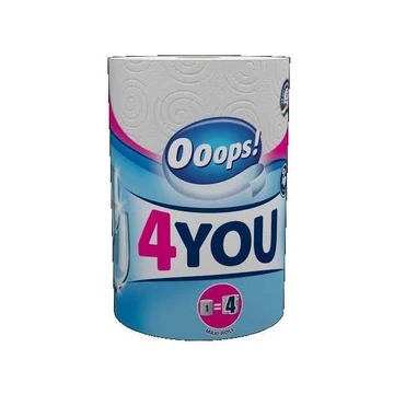 OOOPS! 4YOU KONYHAI PAPÍRTÖRLŐ 1 TEKERCS 2 RÉTEGŰ