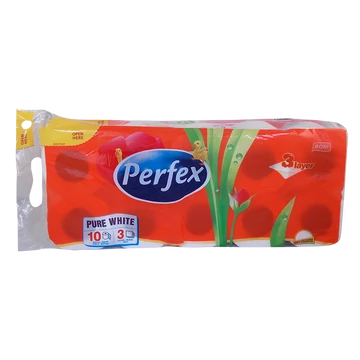 Perfex 10db/szett tekercses natur toilettpapir