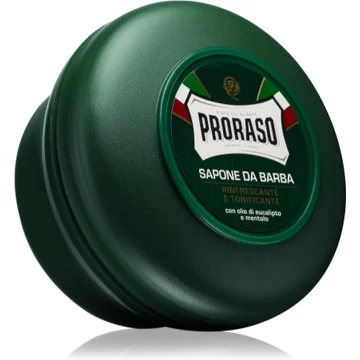 Proraso Shaving Soap in a bowl Green borotválkozó szappan 150ml