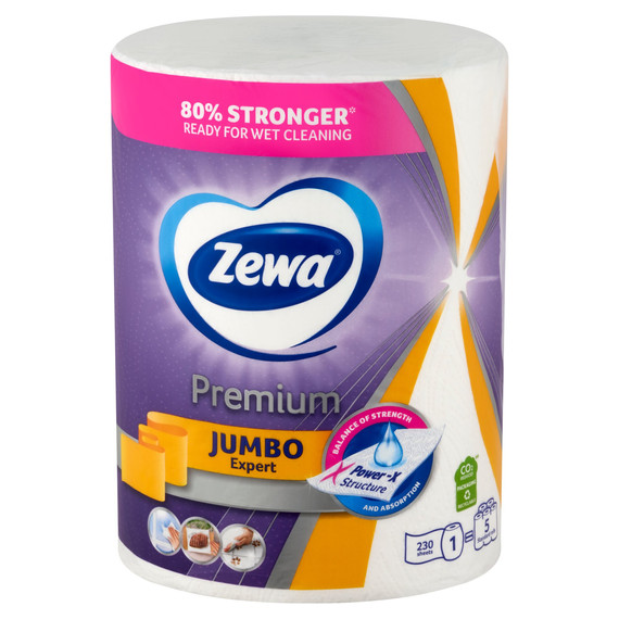 Zewa Jumbo papírtörlő, 3 rétegű, 1 tekercs, 230 lap