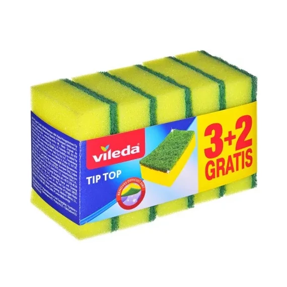 Vileda Tip Top mosogatószivacs 3+2db