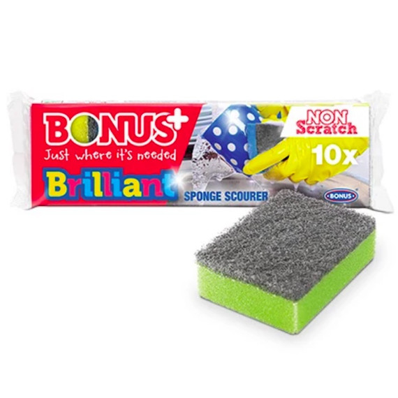 Bonus Brilliant mosogatószivacs-10db