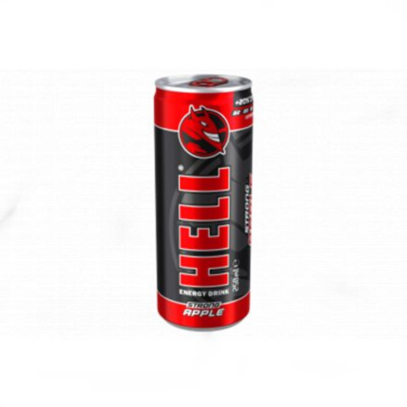 HELL STRONG Apple szénsavas energiaital 250 ml