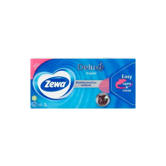 Zewa Deluxe papír zsebkendő Classic, 3 rétegű 90 db