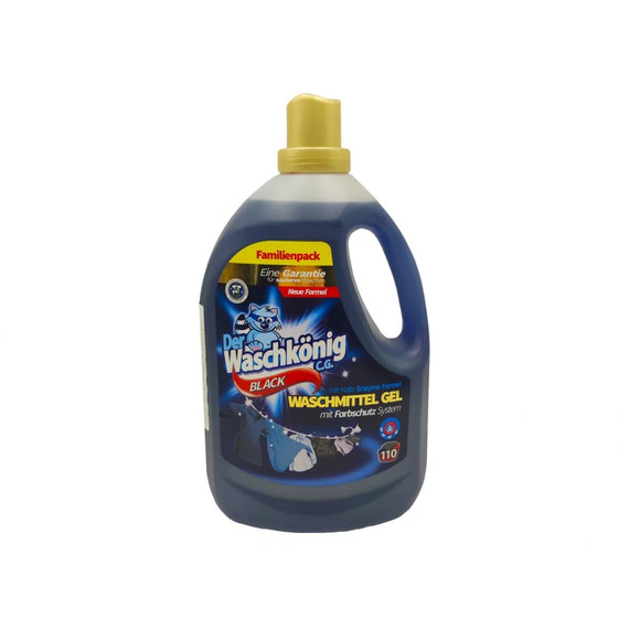 Der waschkönig 3,305L black mosógél 110mosás