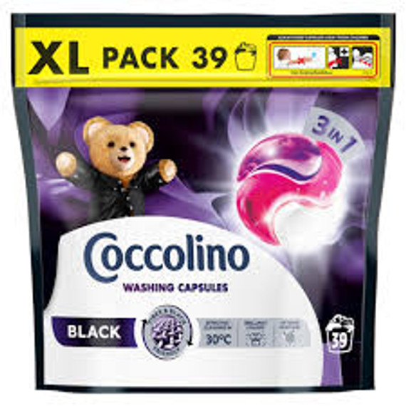 Coccolino Care 3in1 Black mosókapszula 39 db-os