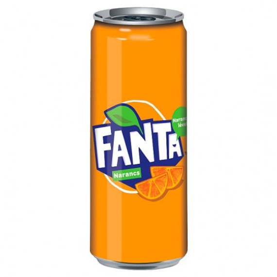 Fanta narancs ízű szénsavas 330 ml