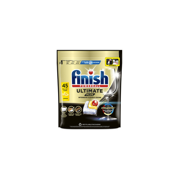 Finish Powerball Ultimate Plus Citrom mosogatógép kapszula 45 db