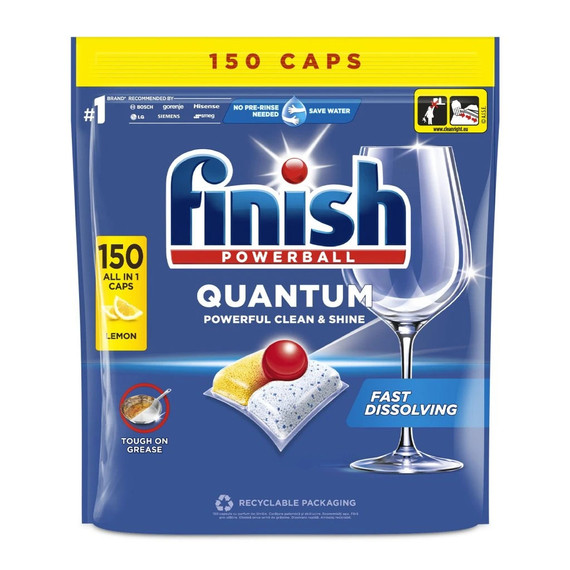 Finish Quantum Lemon Mosogatószer kapszula, 150 kapszula