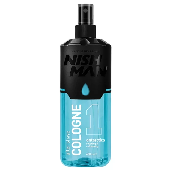 Nish Man After Shave Lotion Cologne 01 Antarctica 400m