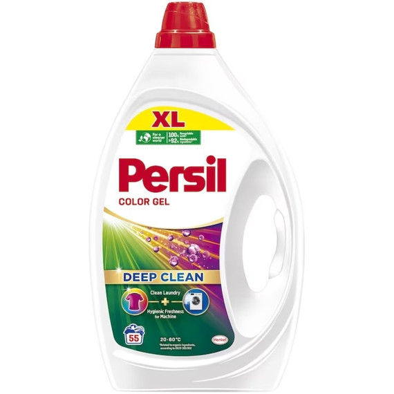 Persil Deep Clean Color mosószer 55 mosás, 2,475 l