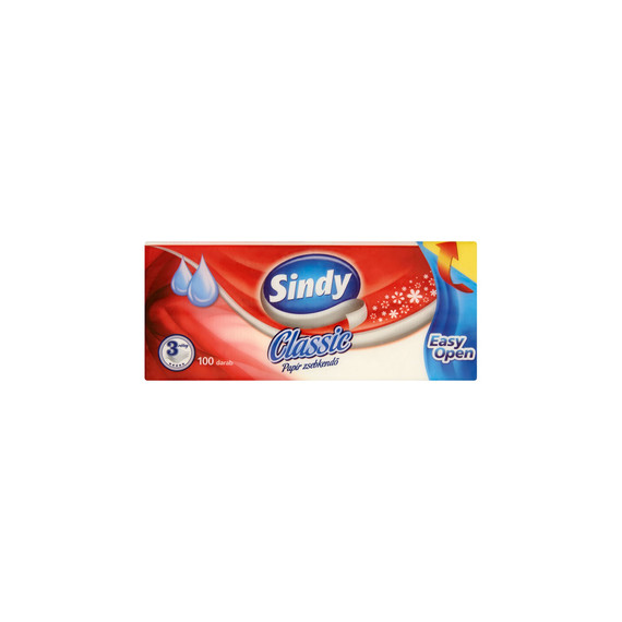 Sindy papírzsebkendő classic 100db 3rtg