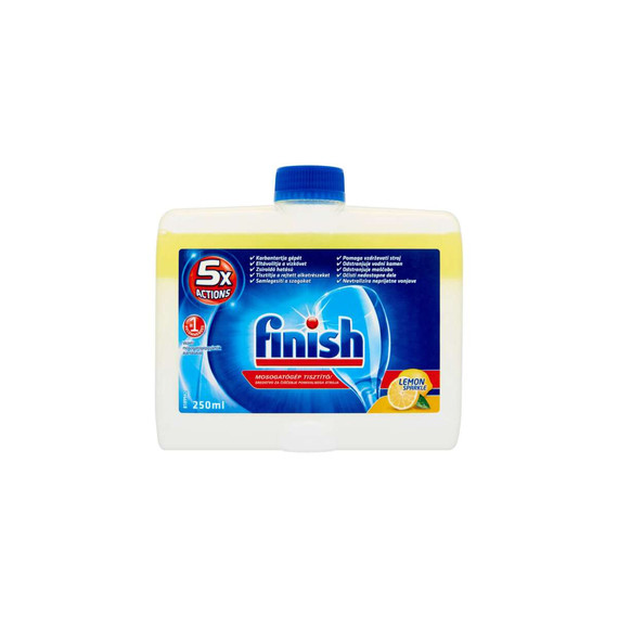 Finish mosogatógép tisztító 250ml - lemon