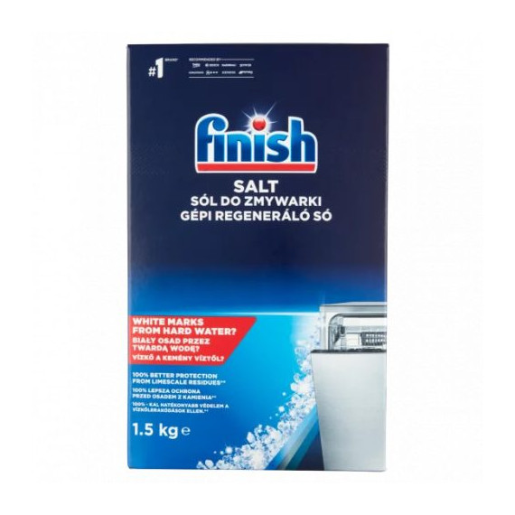 Finish mosogatógép regeneráló só 1,5 kg
