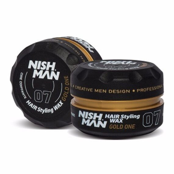 Nish Man Hair Styling Aqua Wax Gold One 150ml-07