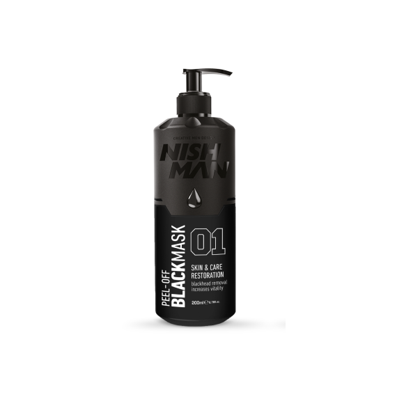 Nish Man Peel-Off Black Mask 200ml