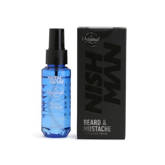 Nish Man Beard & Mustache Perfumed Spray Genius 75
