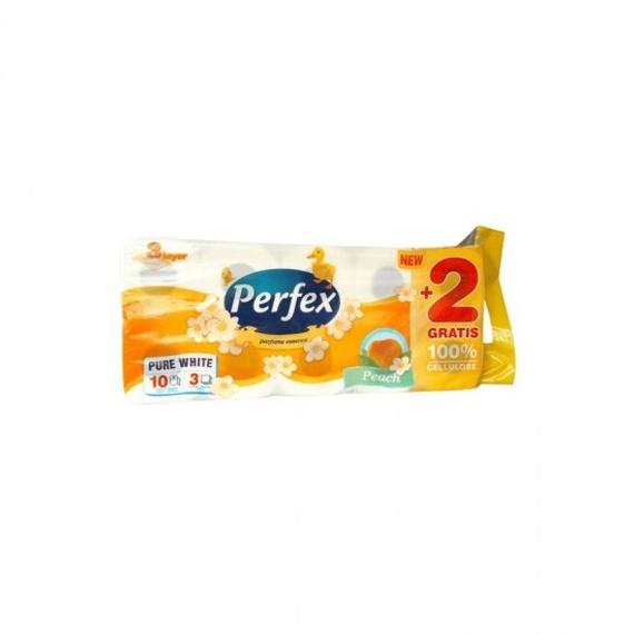 Perfex Barackos 3 rétegű 10 db/szett toalettpapír