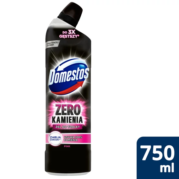 Domestos Zéró Pink WC vízkőoldó, 750ml