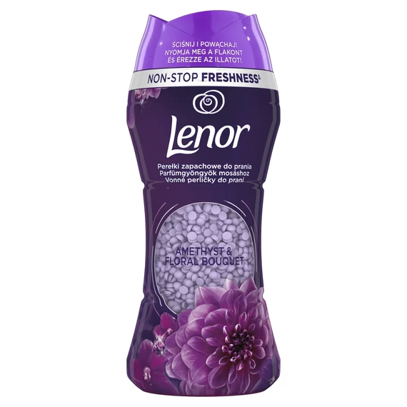 Lenor Amethyst & Floral Bouquet Parfümgyöngyök Illattal, 210g