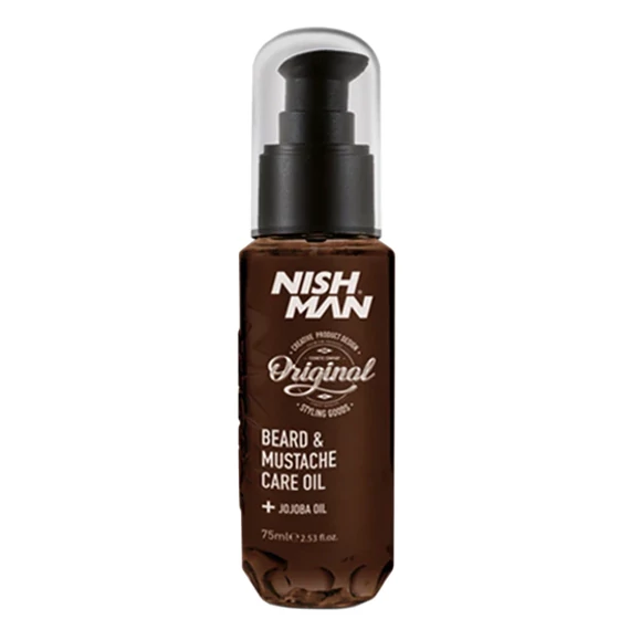 Nish Man Beard & Mustache Care Oil szakállolaj 75ml