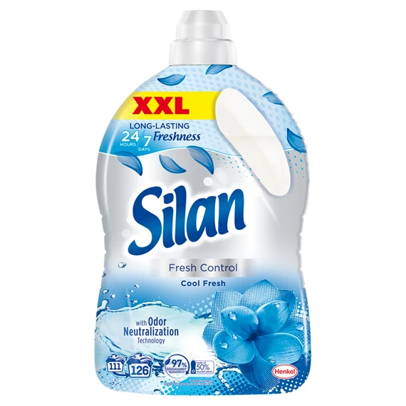 Silan Fresh Control Cool Fresh öblítő, 126 mosás, 2772ml