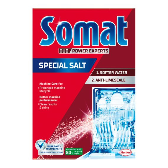 Somat Duo Power Experts vízlágyító só mosogatógéphez 1,5 kg