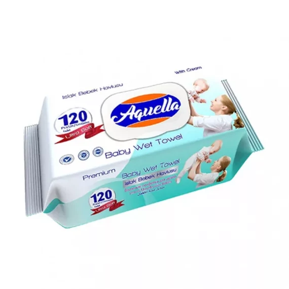 Aquella Baby nedves törlőkendő-120db