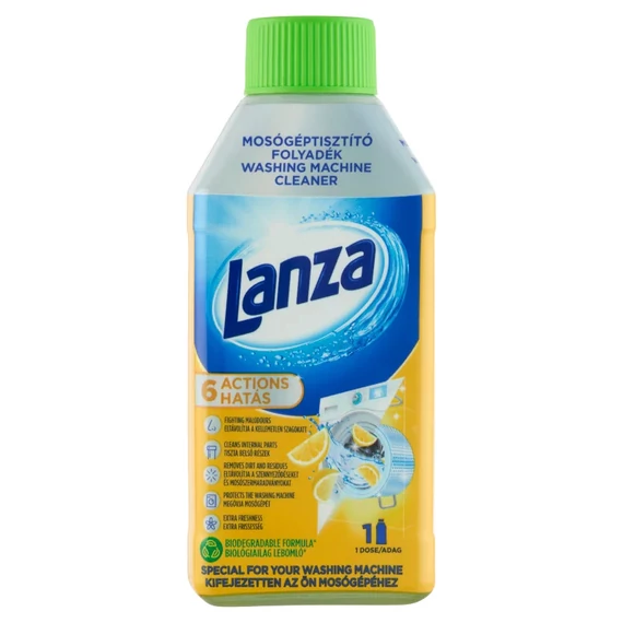 Lanza Lemon folyékony mosógép tisztító 250 ml 