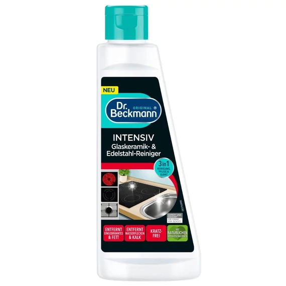 DR BECKMANN üvegkerámia és rozsdamentes acél tisztítószer 250ml
