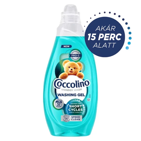 Coccolino mosógél 1,48L Speed Clean Wonder Wash 37 mosásos