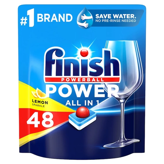 Finish Power All in 1 mosogatógép-tabletta, Lemon, 48 db