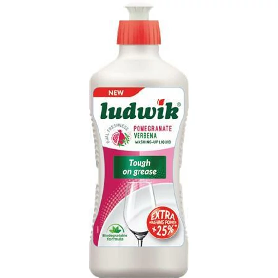 LUDWIK, gránátalma és verbéna Mosogatószer 450 g,