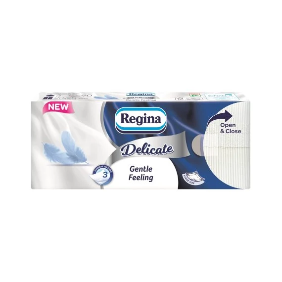 Regina Delicate Classic papírzsebkendő, 3 rétegű, 90 db