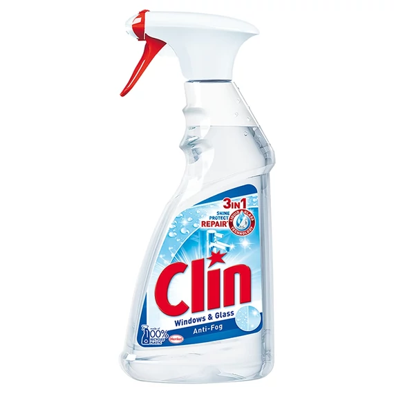 Clin Anti-Fog szórófejes ablaktisztító, 500ml