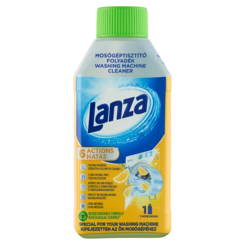 Lanza Lemon folyékony mosógép tisztító 250 ml 