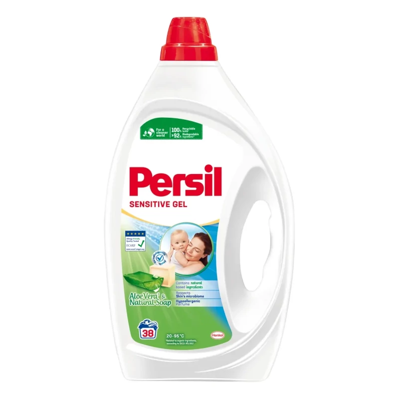 Persil Sensitive Gel, 38 mosás 1.71l