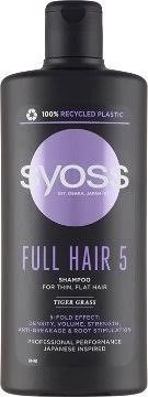 Syoss Full Hair 5 Density & Volume Sampon vékony hajra, 440 ml