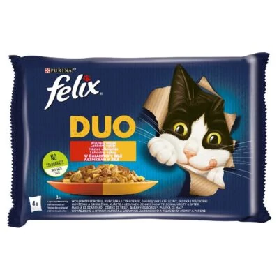 FELIX MACSKAELEDEL FANTASTIC DUO HÁZIAS VÁLOGATÁS ASZPIKBAN 4*85 G