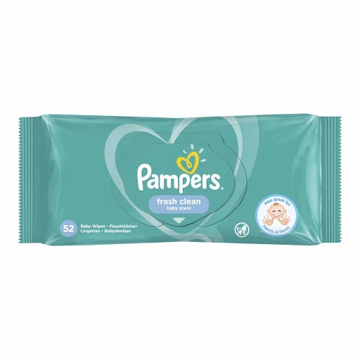 Pampers fresh clean nedves törlőkendő-52db